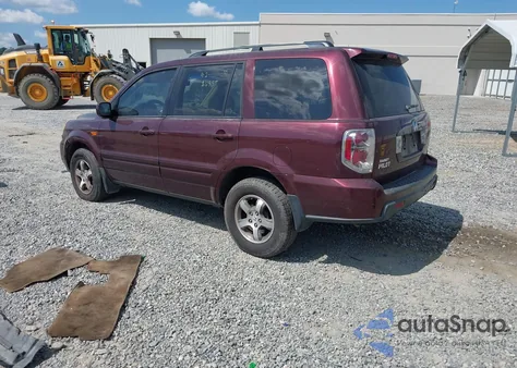 2007 Honda Pilot Ex-L z USA, uszkodzony, nr VIN 5FNYF28507B017115